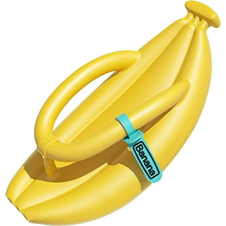 Unisex Banana Flip Flops for Women Men Cloud Slides Sandals Pillow Non Slip Slippers Bathroom Shower Summer Pool Beach Creative Fruit Shoes