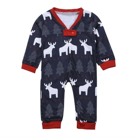 Seyurigaoka Family Parent-Child Pajamas Same Style Round Collar Nightclothes Printing Sleepwear