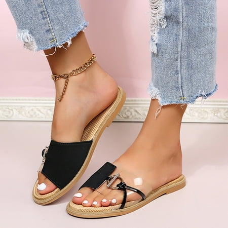 〖Yilirongyumm〗 Black 39 Slippers For Women Casual And Sandals Slippers Summer Women s Slippers And Fashion Spring Shoes Flat Women s Sandals
〖Yilirongyumm〗 Black 39 Slippers For Women Casual And Sandals Slippers Summer Women s Slippers And Fashion Spring Shoes Flat Women s Sandals