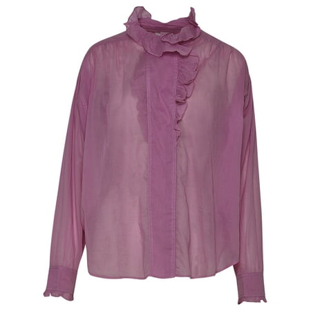 ISABEL MARANT ETOILE Woman Blusa Palmias In Cotone Rosa