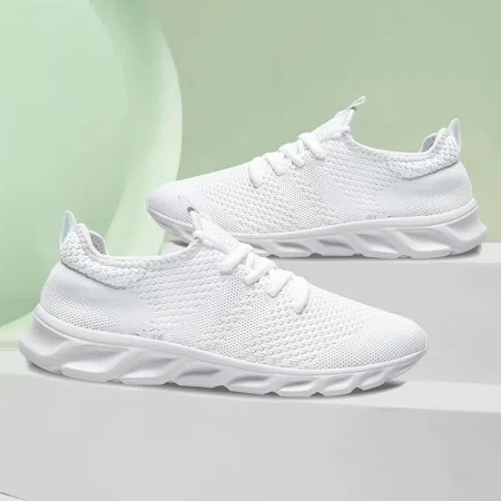 Leisure Knit Material Sneakers Low Top Lace Up Lightweight Round Toe Shoes Women‘s Sport Shoes
Leisure Knit Material Sneakers Low Top Lace Up Lightweight Round Toe Shoes Women‘s Sport Shoes