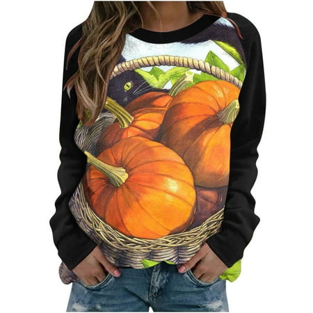 Moxiu Women Cute Cat Printed Round Neck Long Sleeve Sweatshirt Pullover Tops Halloween Casual Casual Plus Size Oversize Loose Patchwork Shirt Blouse
Moxiu Women Cute Cat Printed Round Neck Long Sleeve Sweatshirt Pullover Tops Halloween Casual Casual Plus Size Oversize Loose Patchwork Shirt Blouse