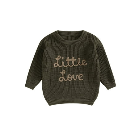 Bagilaanoe Toddler Baby Girl Boy Knitted Sweater Long Sleeve Letter Embroidery Pullover 18M 24M 3T 4T 5T Kids Warm Jumpers Tops Fall Loose Knitwear
Bagilaanoe Toddler Baby Girl Boy Knitted Sweater Long Sleeve Letter Embroidery Pullover 18M 24M 3T 4T 5T Kids Warm Jumpers Tops Fall Loose Knitwear