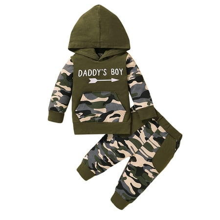 Kucnuzki 12 Months Baby Boy Winter Outfits Pants Sets 18 Months Long Sleeve Letter Camouflage Prints Hooded Sweatshirt Tops Elastic Camouflage Prints Pants 2PCS Set Gray
Kucnuzki 12 Months Baby Boy Winter Outfits Pants Sets 18 Months Long Sleeve Letter Camouflage Prints Hooded Sweatshirt Tops Elastic Camouflage Prints Pants 2PCS Set Gray