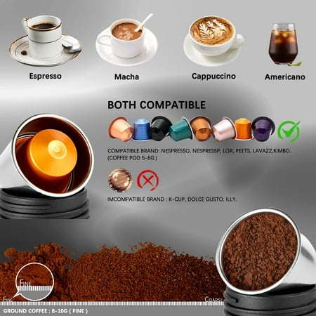 STARESSO (Upgrade Portable Espresso Machine - Manual Espresso with Rich & Thick Crema Mini Coffee Maker Using Ground Coffee & Espresso Pods Portable Espresso Maker for Travel Ca
STARESSO (Upgrade Portable Espresso Machine - Manual Espresso with Rich & Thick Crema Mini Coffee Maker Using Ground Coffee & Espresso Pods Portable Espresso Maker for Travel Ca