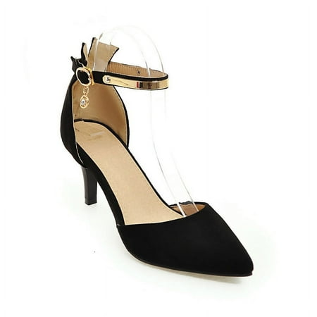 IELGY Women s Mid-heeled shoes Stiletto Pearls Suede Sequins Buckle strap
IELGY Women s Mid-heeled shoes Stiletto Pearls Suede Sequins Buckle strap