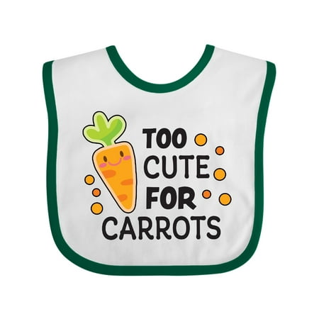 Inktastic Too Cute For Carrots with Cute Carrot with Face Gift Baby Boy or Baby Girl Bib
Inktastic Too Cute For Carrots with Cute Carrot with Face Gift Baby Boy or Baby Girl Bib