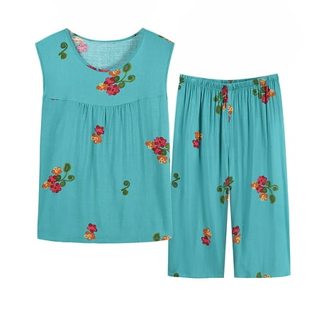 Xihbxyly Linen Sets for Women 2 Piece Button Down Pajamas for Women Plus Size Summer Outfits Printed Loungewear Short Sleeve Button Down Two Piece Shirt Cropped Pants Blue XXXXL Clearance for Women
Xihbxyly Linen Sets for Women 2 Piece Button Down Pajamas for Women Plus Size Summer Outfits Printed Loungewear Short Sleeve Button Down Two Piece Shirt Cropped Pants Blue XXXXL Clearance for Women