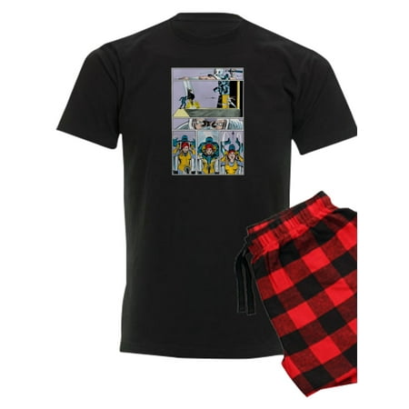 CafePress - G.I. Joe Snake Eyes Saving Scarlett - Men s Dark Pajamas