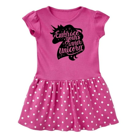 Inktastic Embrace Your Inner Unicorn in Black Silhouette Gift Baby Girl Dress
Inktastic Embrace Your Inner Unicorn in Black Silhouette Gift Baby Girl Dress