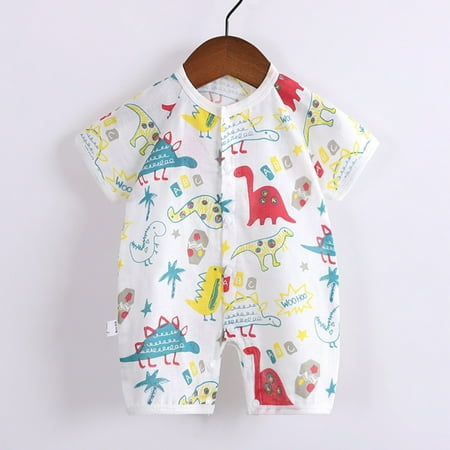 Aayomet Summer Outfit Baby Girls Boys Cotton Linen Button Cartoon Dinosaur Footless Zipper Pajamas Baby Boy Yellow 12-18 Months
Aayomet Summer Outfit Baby Girls Boys Cotton Linen Button Cartoon Dinosaur Footless Zipper Pajamas Baby Boy Yellow 12-18 Months