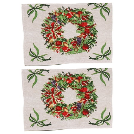 DiMaddie 2Pcs Party Placemat Christmas Placemat Printed Table Mat Knitting Place Mat
DiMaddie 2Pcs Party Placemat Christmas Placemat Printed Table Mat Knitting Place Mat