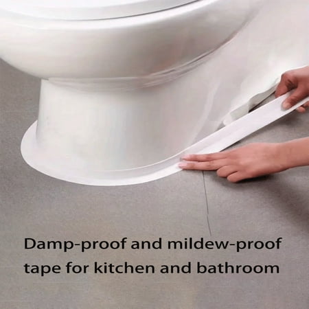 Estbridge 1pc Convenient Moisture Proof Tape Anti-mold Adhesive Strip For Kitchen Sink Bathtub Toilet Wall Corner Sealing
Estbridge 1pc Convenient Moisture Proof Tape Anti-mold Adhesive Strip For Kitchen Sink Bathtub Toilet Wall Corner Sealing