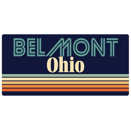 Belmont Ohio 5 x 2.5-Inch Fridge Magnet Retro Design