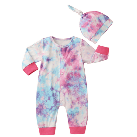 Breathable Infant Long Sleeve Jumpsuit Spring Autumn Baby Boys Girls Random Dyeing Printing Round Collar Romper + Casual Cap Set
Breathable Infant Long Sleeve Jumpsuit Spring Autumn Baby Boys Girls Random Dyeing Printing Round Collar Romper + Casual Cap Set