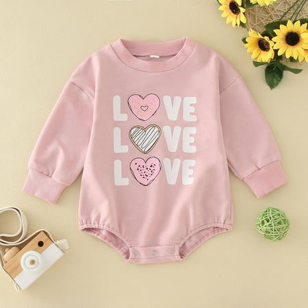 BTJX Baby Girls Boys Print Autumn Long Sleeve Valentine s Day Romper Bodysuit Clothes
BTJX Baby Girls Boys Print Autumn Long Sleeve Valentine s Day Romper Bodysuit Clothes