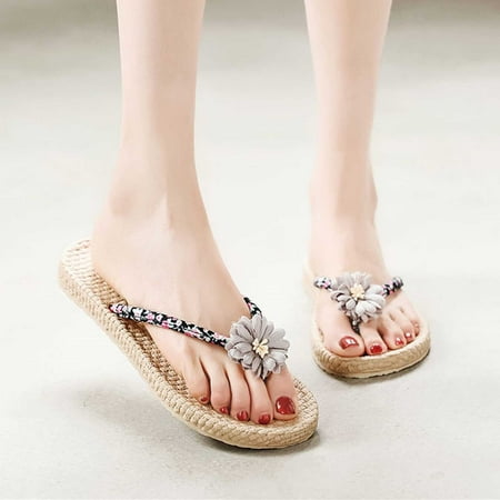 〖Yilirongyumm〗 Grey 38 Slippers For Women Fashion Spring And Summer Women Slippers Flip Flops Floral With Flowers Beach Flat Bottom
〖Yilirongyumm〗 Grey 38 Slippers For Women Fashion Spring And Summer Women Slippers Flip Flops Floral With Flowers Beach Flat Bottom