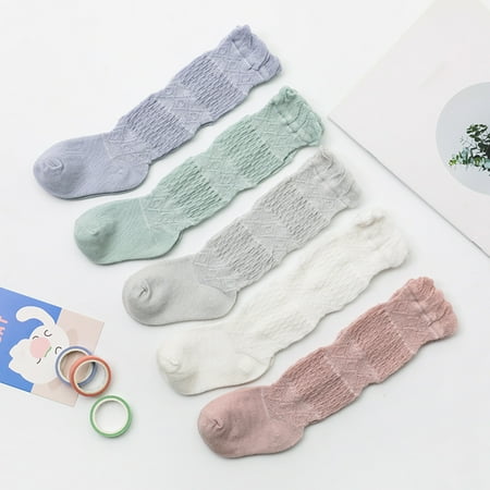 Taluosi 1 Pair 0-3 Years Baby Socks Hollow Out Ruffled Opening Summer Autumn Solid Color Long Tube Floor Socks for Home
Taluosi 1 Pair 0-3 Years Baby Socks Hollow Out Ruffled Opening Summer Autumn Solid Color Long Tube Floor Socks for Home