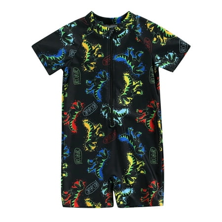 Calsunbaby Kids Baby Boys Swimsuit Short Sleeve Zipper Cartoon Dinosaur Print Shorts Summer Beach Swimwear Black 2-3 Years
Calsunbaby Kids Baby Boys Swimsuit Short Sleeve Zipper Cartoon Dinosaur Print Shorts Summer Beach Swimwear Black 2-3 Years