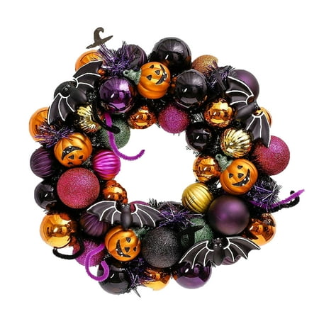 Halloween Garland Unique Handmade Halloween Pendant Fashion Pumpkin Wreath Durable Door Decoration Hanging Garland with Lights for Door Wall Indoor
Halloween Garland Unique Handmade Halloween Pendant Fashion Pumpkin Wreath Durable Door Decoration Hanging Garland with Lights for Door Wall Indoor