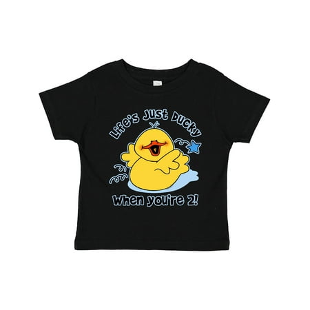 Inktastic Life s Ducky 2nd Birthday Gift Toddler Boy or Toddler Girl T-Shirt
Inktastic Life s Ducky 2nd Birthday Gift Toddler Boy or Toddler Girl T-Shirt