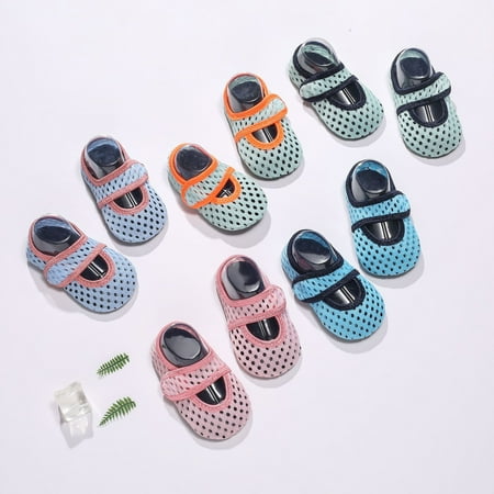 Naturegr 1 Pair Baby Sock Shoes Solid Color Anti-skid Breathable Toddlers Mesh Floor Socks for Summer
Naturegr 1 Pair Baby Sock Shoes Solid Color Anti-skid Breathable Toddlers Mesh Floor Socks for Summer