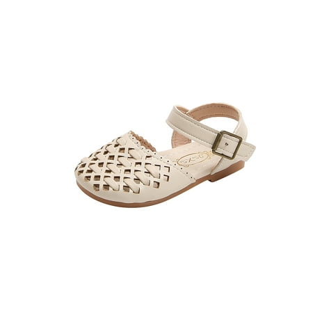 Daeful Girl s Princess Shoes Summer Flat Sandals Closed Toe Dress Sandal Lightweight Beach Girls Comfort Beige 10C
Daeful Girl s Princess Shoes Summer Flat Sandals Closed Toe Dress Sandal Lightweight Beach Girls Comfort Beige 10C