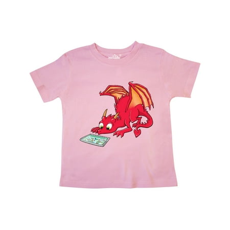 Inktastic Curious Dragon Watching a Tablet Gift Toddler Boy or Toddler Girl T-Shirt
Inktastic Curious Dragon Watching a Tablet Gift Toddler Boy or Toddler Girl T-Shirt
