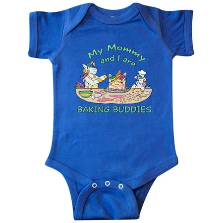 Inktastic My Mommy and I are Baking Buddies Gift Baby Boy or Baby Girl Bodysuit