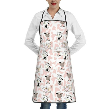 Pofeuu Cute Cartoon Cows Print Aprons with Pockets Cute Aprons for Kitchen Cooking Server Barber Chef Apron
Pofeuu Cute Cartoon Cows Print Aprons with Pockets Cute Aprons for Kitchen Cooking Server Barber Chef Apron