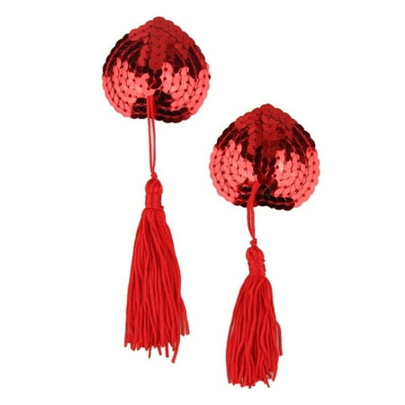 2pcs/set Sexy Self Adhesive Sequin Tassel Cover Heart Shape Bra Nipple Cover Pasties Breast Petals
2pcs/set Sexy Self Adhesive Sequin Tassel Cover Heart Shape Bra Nipple Cover Pasties Breast Petals
