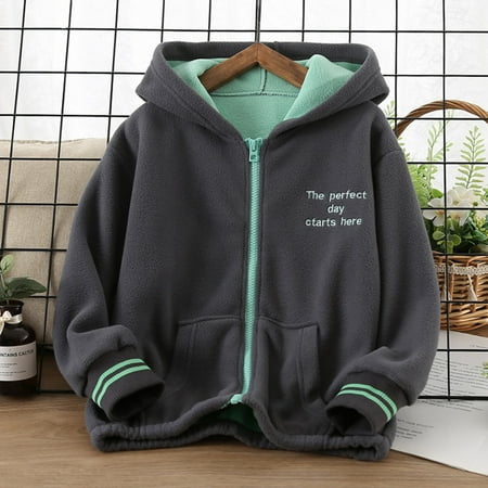 ZHUASHUM Jacket For Toddler Boys Girls Long Sleeve Winter Zippered Hoodie Thicken Warm Outwear Kid Coat
ZHUASHUM Jacket For Toddler Boys Girls Long Sleeve Winter Zippered Hoodie Thicken Warm Outwear Kid Coat