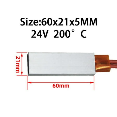 12V/24V/220V Constant Temperature PTC Heating Element Thermostat Heater Plate