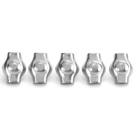 5PCS Rope Clamp Simplex Stainless Steel Marine Hardware Fixation Clip for Hoisting Machinery2mm/0.08in
5PCS Rope Clamp Simplex Stainless Steel Marine Hardware Fixation Clip for Hoisting Machinery2mm/0.08in
