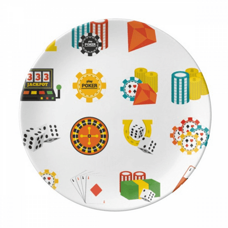 Square Casino Objects Illustration Plate Decorative Porcelain Salver Tableware Dinner Dish
Square Casino Objects Illustration Plate Decorative Porcelain Salver Tableware Dinner Dish