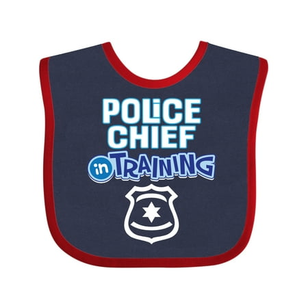 Inktastic Police Chief in Training Boys Apparel Gift Baby Boy Bib