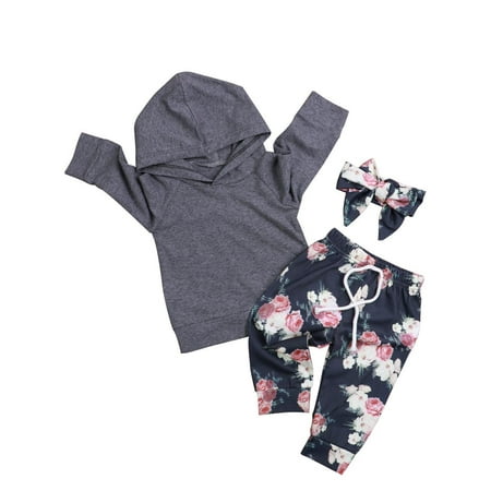 Maxcozy Infant Baby Girl Long Sleeve Hoodie Tops Floral Pants Headband Outfit Sets 3-6 Months
Maxcozy Infant Baby Girl Long Sleeve Hoodie Tops Floral Pants Headband Outfit Sets 3-6 Months