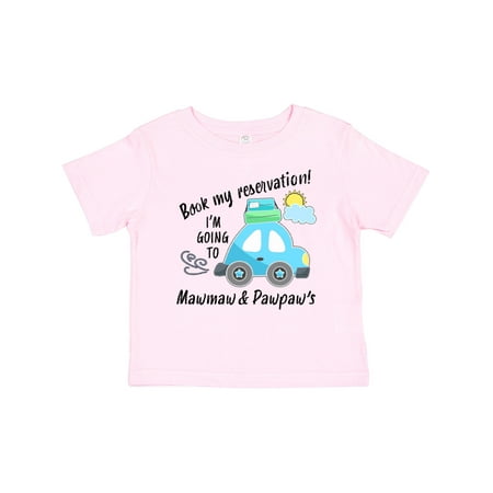 Inktastic Book My Reservation! I m Going to Mawmaw and Pawpaw s Gift Baby Boy or Baby Girl T-Shirt
Inktastic Book My Reservation! I m Going to Mawmaw and Pawpaw s Gift Baby Boy or Baby Girl T-Shirt