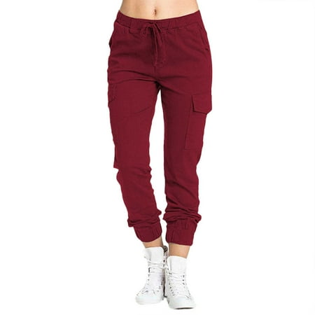 Aompmsdx Ladies Multi Pocket Cargo Casual Pants Elastic Waist Corset Rope Pantsfleece Panty
Aompmsdx Ladies Multi Pocket Cargo Casual Pants Elastic Waist Corset Rope Pantsfleece Panty