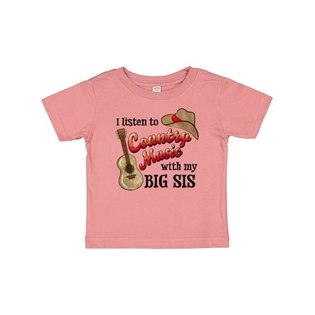 Inktastic I Listen to Country Music with my Big Sis Guitar and Hat Gift Baby Boy or Baby Girl T-Shirt
Inktastic I Listen to Country Music with my Big Sis Guitar and Hat Gift Baby Boy or Baby Girl T-Shirt