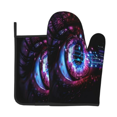 Zeuib v Print Oven Mitt & Pot Holder Set 2-Pack Kitchen Gloves and Hot Pads for Cooking BBQ Grilling Baking
Zeuib v Print Oven Mitt & Pot Holder Set 2-Pack Kitchen Gloves and Hot Pads for Cooking BBQ Grilling Baking