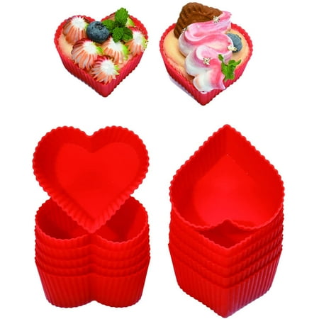 12-piece Silicone Baking Cup Cupcake Lined with Non-stick Pastry Muffin Liner Mold
12-piece Silicone Baking Cup Cupcake Lined with Non-stick Pastry Muffin Liner Mold