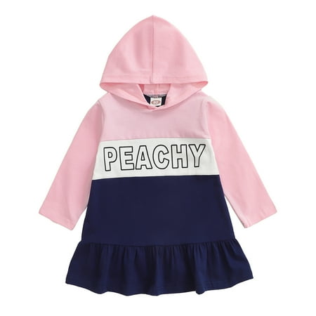 KIMI BEAR Newborn Baby Girls Dress 3 Months Newborn Girls Autumn Dress 6 Months Newborn Girls Casual PEACHY Letter Print Long Sleeve Hooded Dress Pink
KIMI BEAR Newborn Baby Girls Dress 3 Months Newborn Girls Autumn Dress 6 Months Newborn Girls Casual PEACHY Letter Print Long Sleeve Hooded Dress Pink
