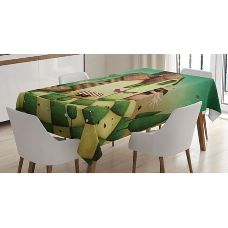 Mural Tablecloth Conceptual Illustration for Fairy Tale Wonderland House with a Girl Trapped Inside Rectangular Table Cover for Dining Room Kitchen 60 X 90 Inches Multicolor by Ambesonne
Mural Tablecloth Conceptual Illustration for Fairy Tale Wonderland House with a Girl Trapped Inside Rectangular Table Cover for Dining Room Kitchen 60 X 90 Inches Multicolor by Ambesonne