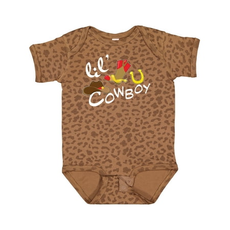 Inktastic Lil Cowboy Gift Baby Boy Bodysuit