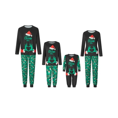 Gwiyeopda Matching Family Pajamas Sets Christmas PJ s Letter Printed Long Sleeve Tee and Bottom
Gwiyeopda Matching Family Pajamas Sets Christmas PJ s Letter Printed Long Sleeve Tee and Bottom