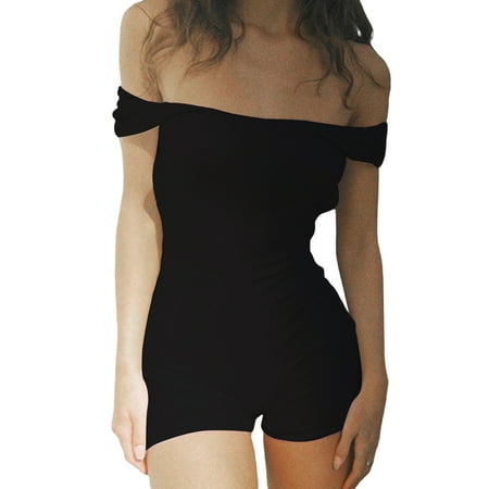 Calsunbaby Women Backless Romper Short Sleeve Solid Low Cut Jumpsuit U Neck Stretchy Bodysuit with Adjustable Clubwear Black L
Calsunbaby Women Backless Romper Short Sleeve Solid Low Cut Jumpsuit U Neck Stretchy Bodysuit with Adjustable Clubwear Black L