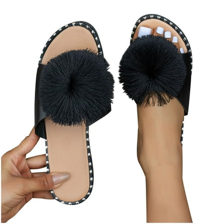 Women s Slide Sandals Open Toe Slip-on Beach Breathable Flat Sandals Casual Slippers Sandals Summer Cute Dressy Beach Slip on Sandals Platform Sandals
Women s Slide Sandals Open Toe Slip-on Beach Breathable Flat Sandals Casual Slippers Sandals Summer Cute Dressy Beach Slip on Sandals Platform Sandals