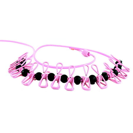 1pc Clothesline With Positioning Buckle Clips Portable Convenient Wind Antiskid Anti for Out Door Travel Pink
1pc Clothesline With Positioning Buckle Clips Portable Convenient Wind Antiskid Anti for Out Door Travel Pink