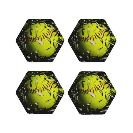 Honeii Ball Print Leather Coaster Set of 4 Ideal for Safeguarding Your Furniture from Drinks Spills and Effortless Cleanup-Hexagon
Honeii Ball Print Leather Coaster Set of 4 Ideal for Safeguarding Your Furniture from Drinks Spills and Effortless Cleanup-Hexagon